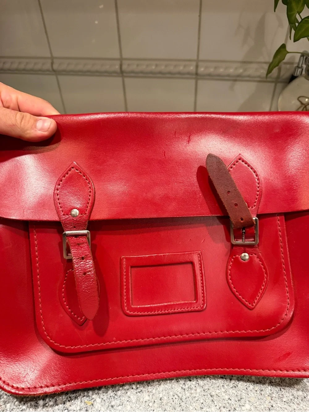 The Cambridge Satchel Company 13 inch Satchel in Red ( Missing Strap)